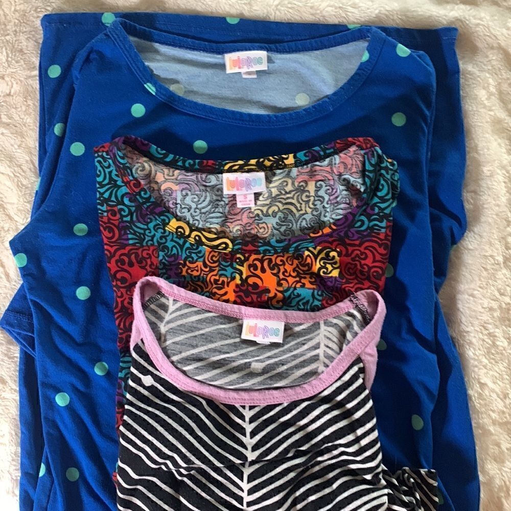 LuLaRoe Dresses size S Bundle of 3